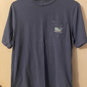 Vineyard Vines Men's Navy Tee with Pocket